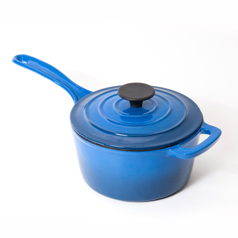 Blue Nardelli Enameled Cast Iron Saucepan - 2 Quart – Nardelli