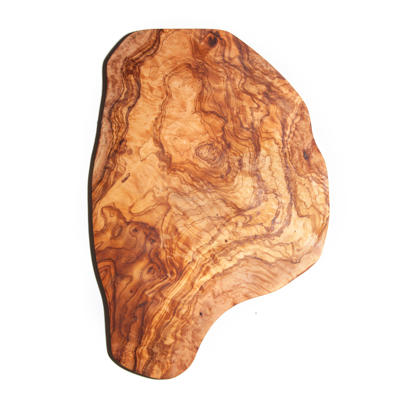 Large rounded Rustic Olive Wood Cutting/Serving Boards